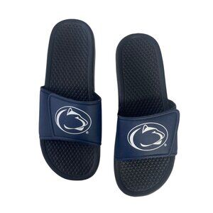 Penn State Nittany Lions Slide Sandals Mens M 9-10 Blue Adjustable